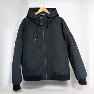 Marc New York Men's Wolmar Hooded Bomber Jacket Navy Blue Size XXL NWOT